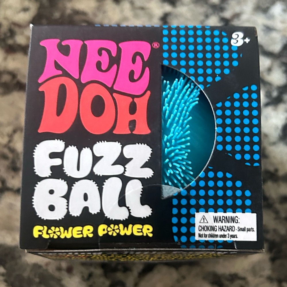 Fuzz Ball Kids Toy - Blue